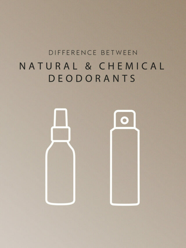 Difference Between Natural & Chemical Deodorants