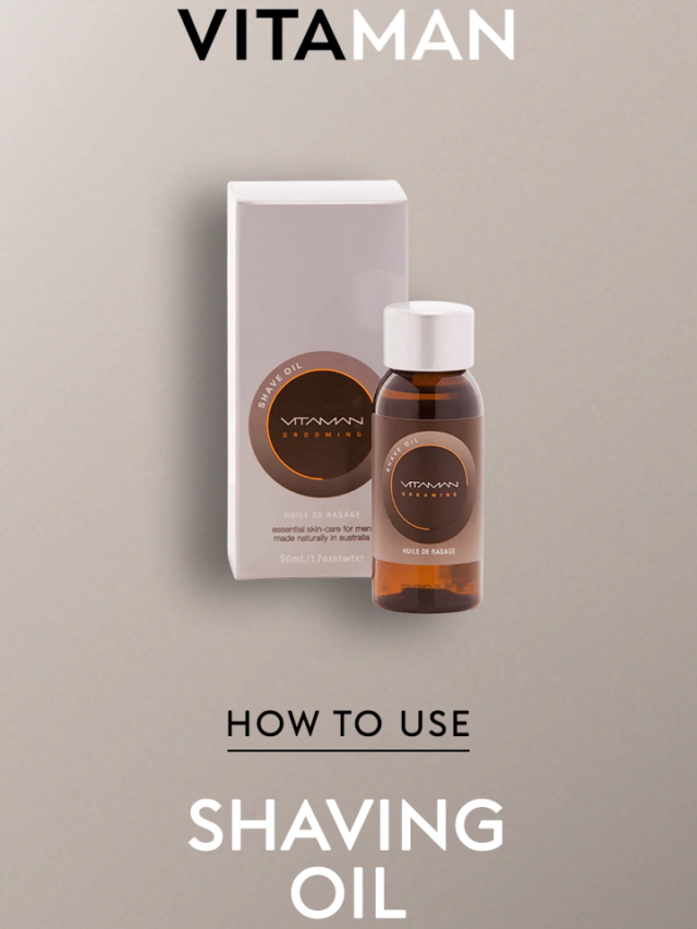 How To Use Vitaman Shaving Oil